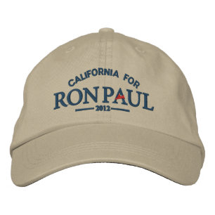 Bordada Ron Paul Personalizable Embroidered Gorra