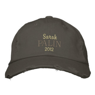 Bordada Sarah, PALIN, 2012, GORRA
