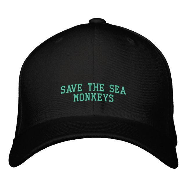 BORDADA SAVE SEA MONKEYS - GORRA (Anverso)