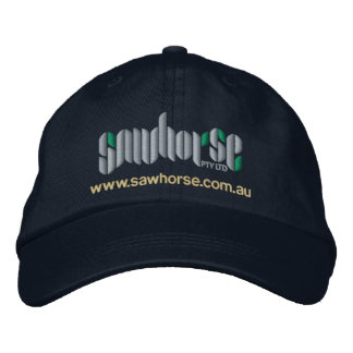 Bordada Sawhorse gorra