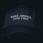 Bordada SBC_CO. M.A.G.F. Gorra<br><div class="desc">Como compañía que tenga gusto de considerarse como sinónimo con los fundamentales de cosas,  este gorra se diseña en la incorporación de la noción que antes de que algo pueda llegar a ser   "grande",  él debe primero entender lo que toma para ser bueno.</div>