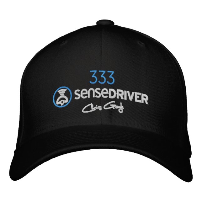 Bordada SenseDriver + 333 Chris Gayle Gorra (Anverso)