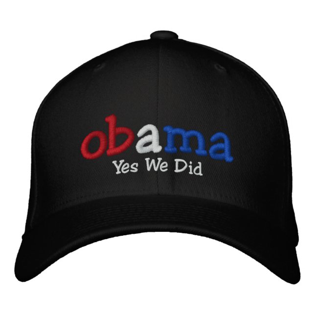 Bordada Sí, Barack Obama embrujó a Gorra (Anverso)