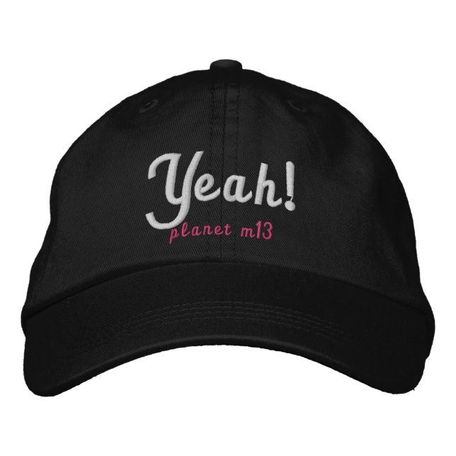Bordada ¡Sí! Gorra Dad Planet M13 (Anverso)