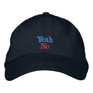 Bordada ¡Sí ningún - gorra de béisbol!