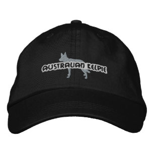 Bordada Silhouette Australian Kelpie Embroidered Gorra