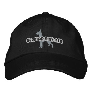 Bordada Silhouette German Pinscher Embroidered Gorra