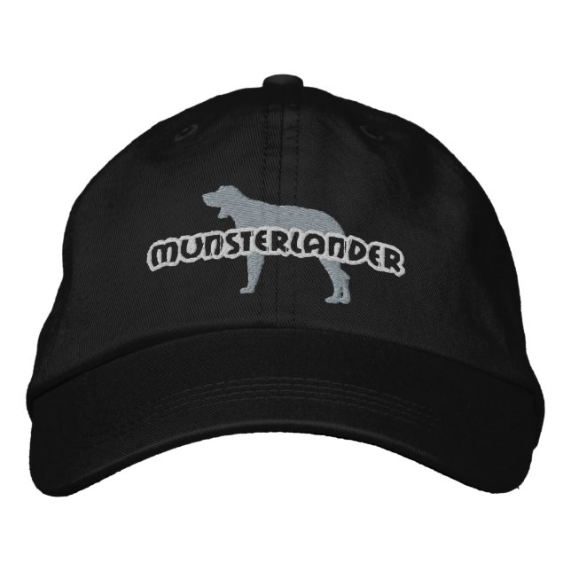 Bordada Silhouette Munsterlander Embroidered Gorra (Anverso)