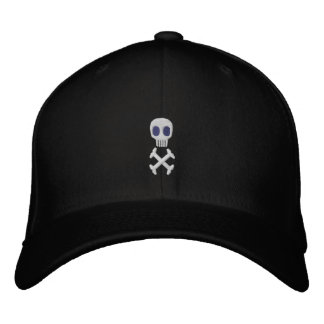 Bordada Skull & Crossbone Embrodered Gorra