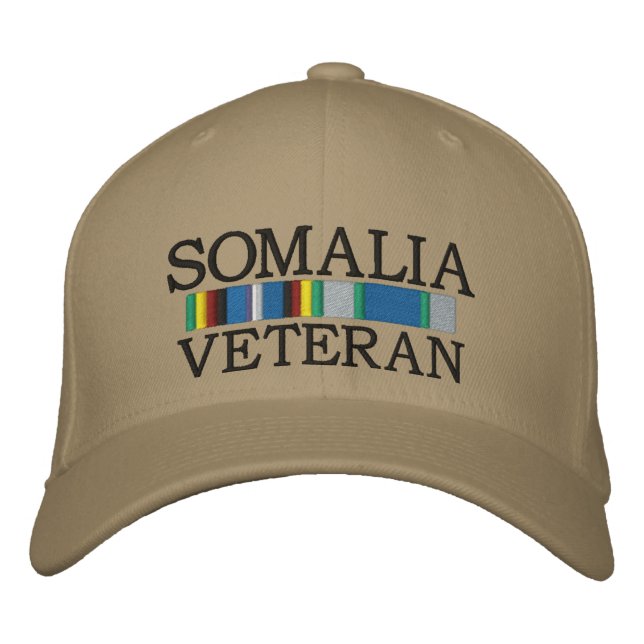 Bordada SOMALIA, gorra VETERANO (Anverso)