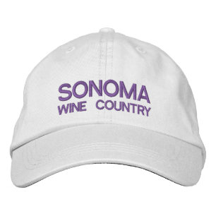 Bordada Sonoma Gorra ajustable