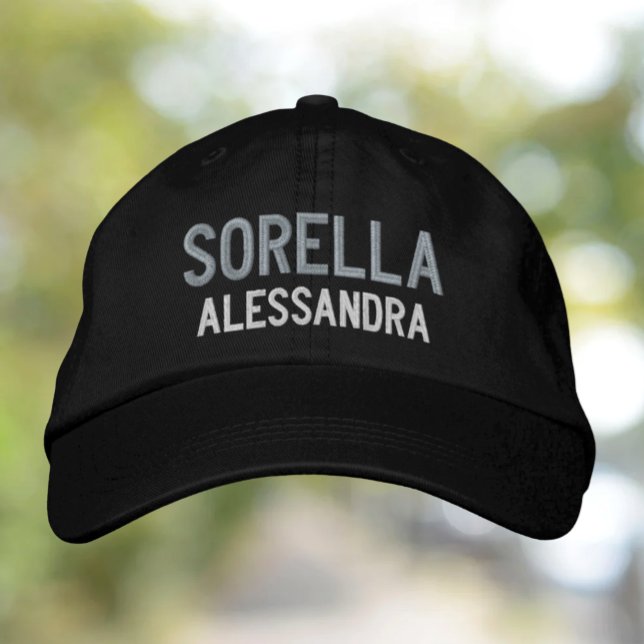 Bordada Sorella (SISTER) Gorra de Cabo Borrado personaliza (Subido por el creador)