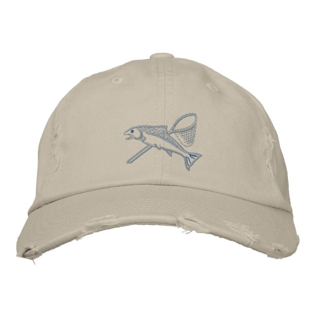 Bordada Steelhead & Net Embroidered Gorra (Anverso)
