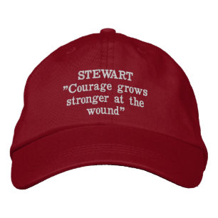 Bordada Stewart Clan Motto Embroidered Gorra