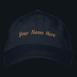 Bordada Su nombre es Aquí Personalizado Gorra personalizad<br><div class="desc">Crear un gorra bordado con el texto "Su nombre aquí" es una excelente manera de añadir un toque personalizado a su colección de accesorios. Decida el tipo de gorra que desee, como una gorra de béisbol, un gorra padre o un sombrero de camionero. Los gorras de algodón son una opción...</div>