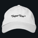 Bordada Super Star Top-Notch Fantástico Gorra de alta cali<br><div class="desc">Super Star Top-Notch Fantástico Gorra De Alta Calidad Béisbol Embrodado. Presentamos nuestro exquisito Gorra bordado, una verdadera mezcla de estilo, confort y artesanía. Este accesorio meticulosamente hecho está diseñado para elevar tu aspecto y proporcionarle el máximo confort. Este Gorra/Cap puede editar o cambiar el texto. Ordena ahora y disfruta. Gracias...</div>