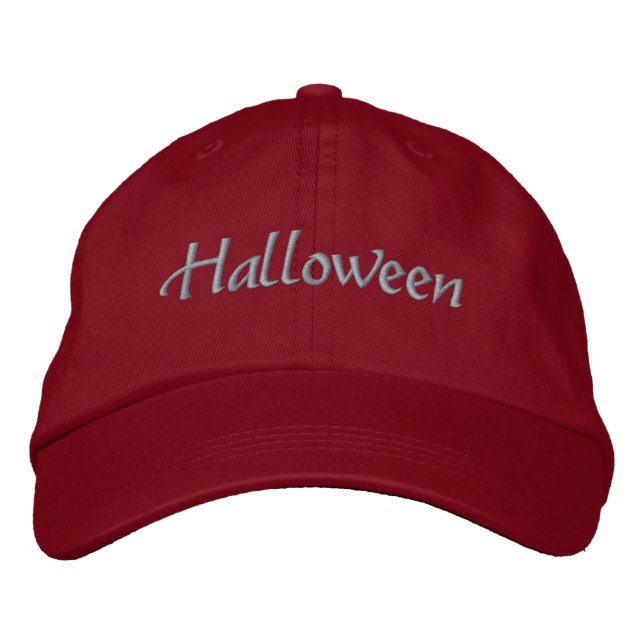 Bordada Tacto festivo de Halloween para su Gorra de celebr (Anverso)
