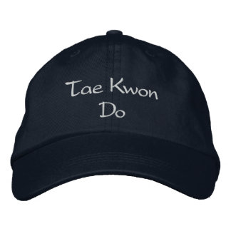 Bordada Tae Kwon Do Gorra