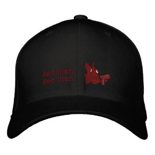 Bordada Tambor rojo - Gorra bordado