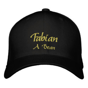 Bordada Tapón de nombre de Fabian / Gorra