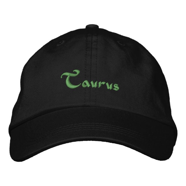 Bordada Taurus Zodiac Cápsula borrosa / Gorra (Anverso)