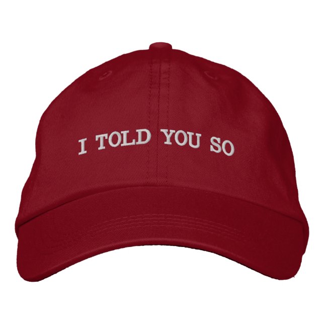 BORDADA TE DIJE TAN MAGA GORRA (Anverso)