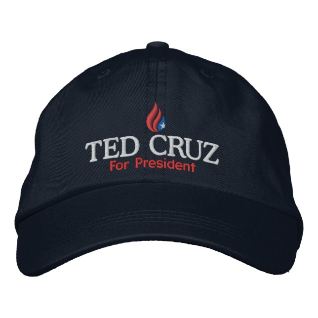 Bordada Ted Cruz para Presidente Personalizado Gorra de So (Anverso)