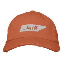 Tennessee Hey Y'all Gorra - Naranja