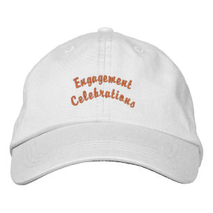 Bordada Texto personalizado de gorra para celebración de c