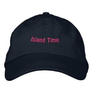 Bordada TIEMPO DE ISLA Aventuras de viaje elegantes gorra 
