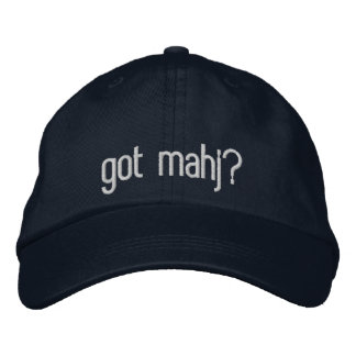 Bordada ¿Tienes mahj? Gorra de béisbol