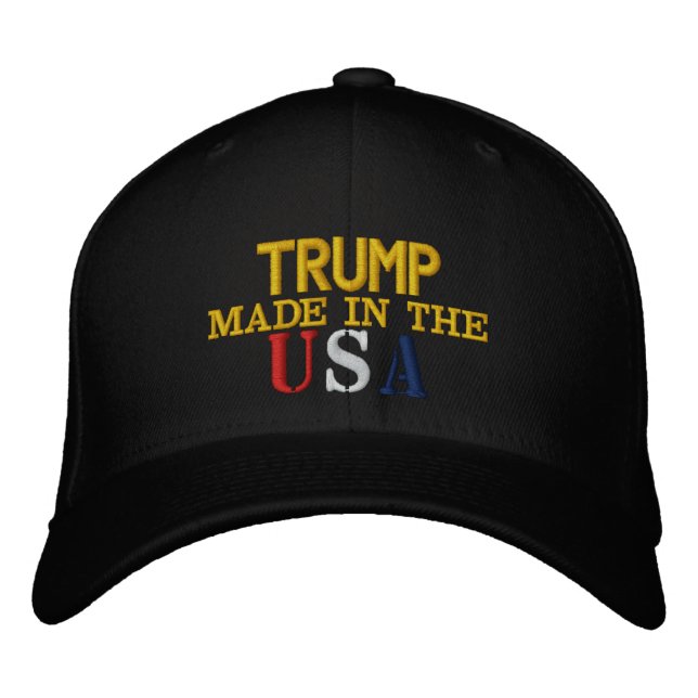Bordada Trump Se Hizo Gorra Bordado En EEUU (Anverso)