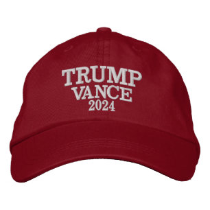 Bordada TRUMP VANCE 2024 Gorra bordado