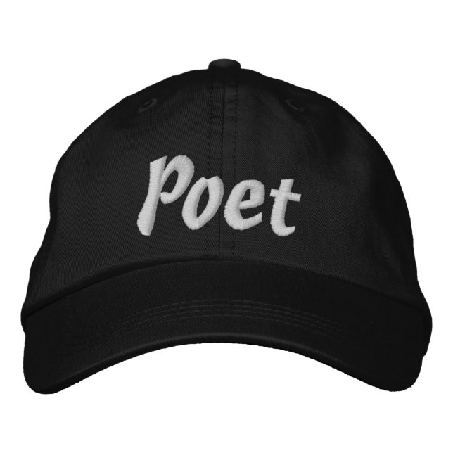 Bordada ¡Un Gorra de poeta! (Anverso)