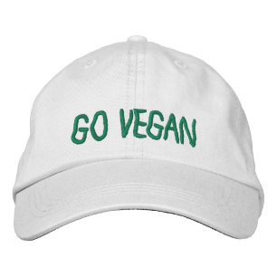Bordada Va el vegano - gorra de béisbol