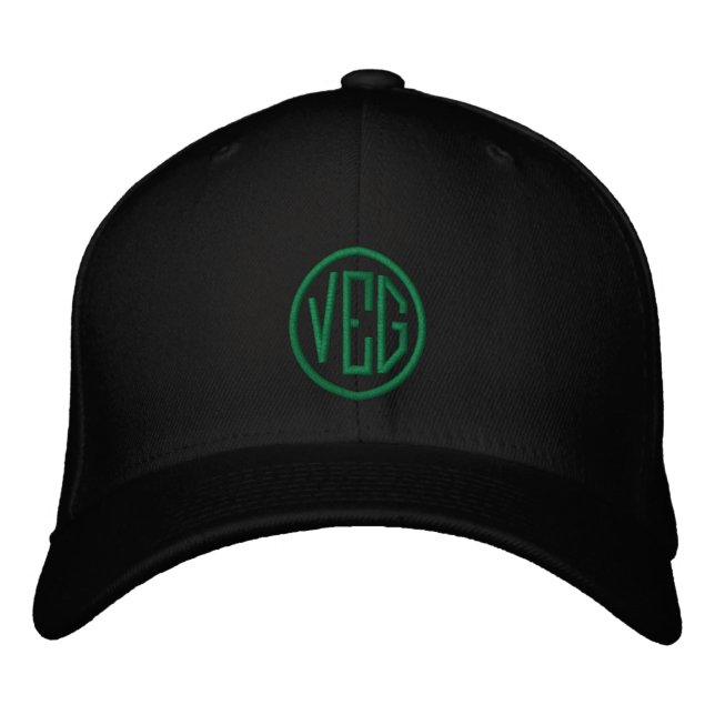 Bordada Veg - Gorra con embargo vegetariano (Anverso)