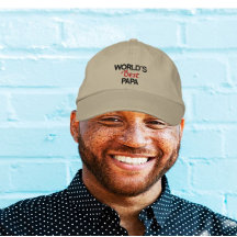 ¡Vendedor superior! La mejor gorra borrosa de papá