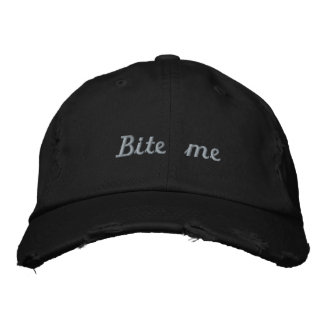 Bordada Verde azulado negro de Lyme_Ticked me muerde gorra