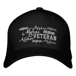 Bordada Veterano de Afganistán - Gorra bordado