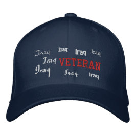 Bordada Veterano de Irak - Gorra bordado