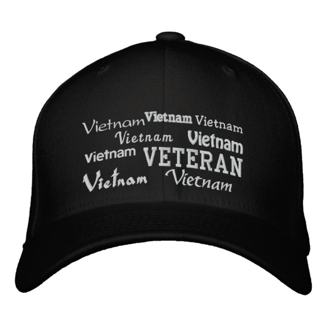 Bordada Veterano de Vietnam - Gorra bordado (Anverso)