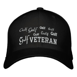 Bordada Veterano del Golfo - Gorra bordado