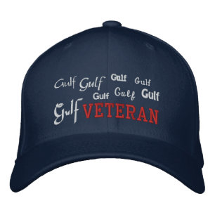 Bordada Veterano del Golfo - Gorra bordado