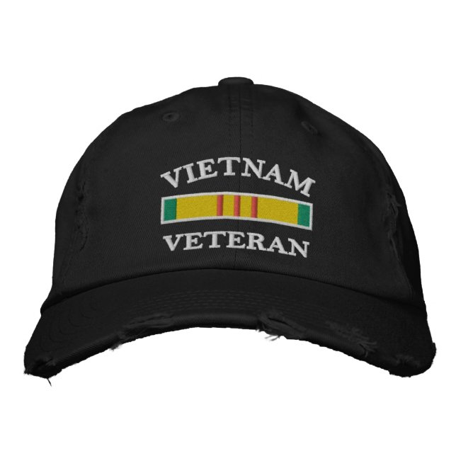 Bordada Veterano vietnamita bordado Gorra (Anverso)