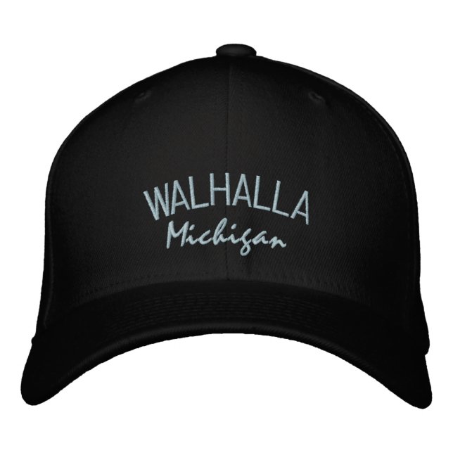 Bordada Walhalla Michigan Embroidered Gorra (Anverso)
