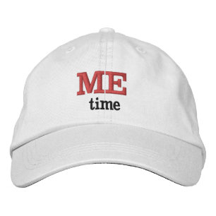 Bordada Yo tiempo, Coro. Gorra con bordado de texto