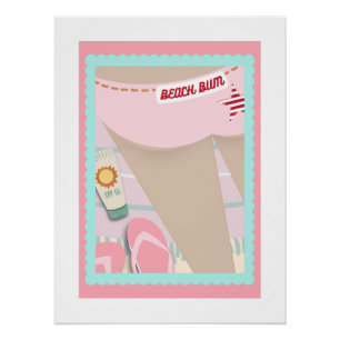 Borde de Bum de playa 1 Poster