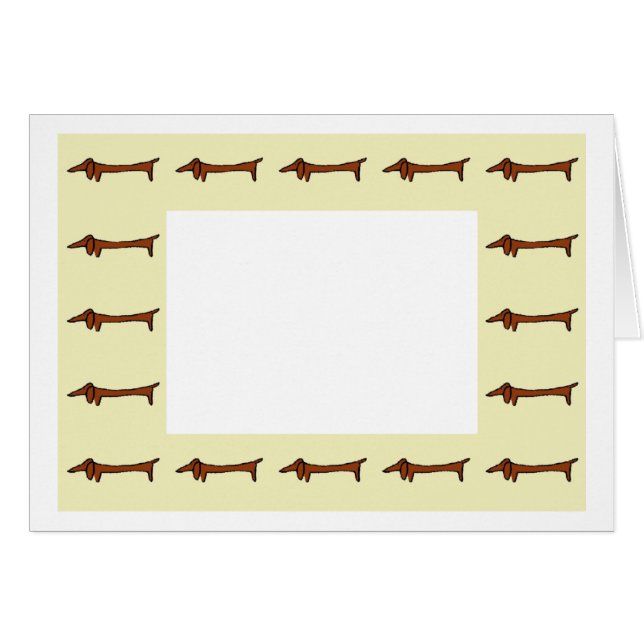 Borde de Dachshund (Anverso (Horizontal))