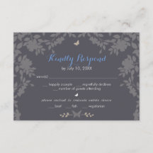 Borde de Flor Romántica | RSVP de Boda