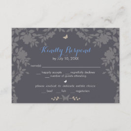 Borde de Flor Romántica | RSVP de Boda